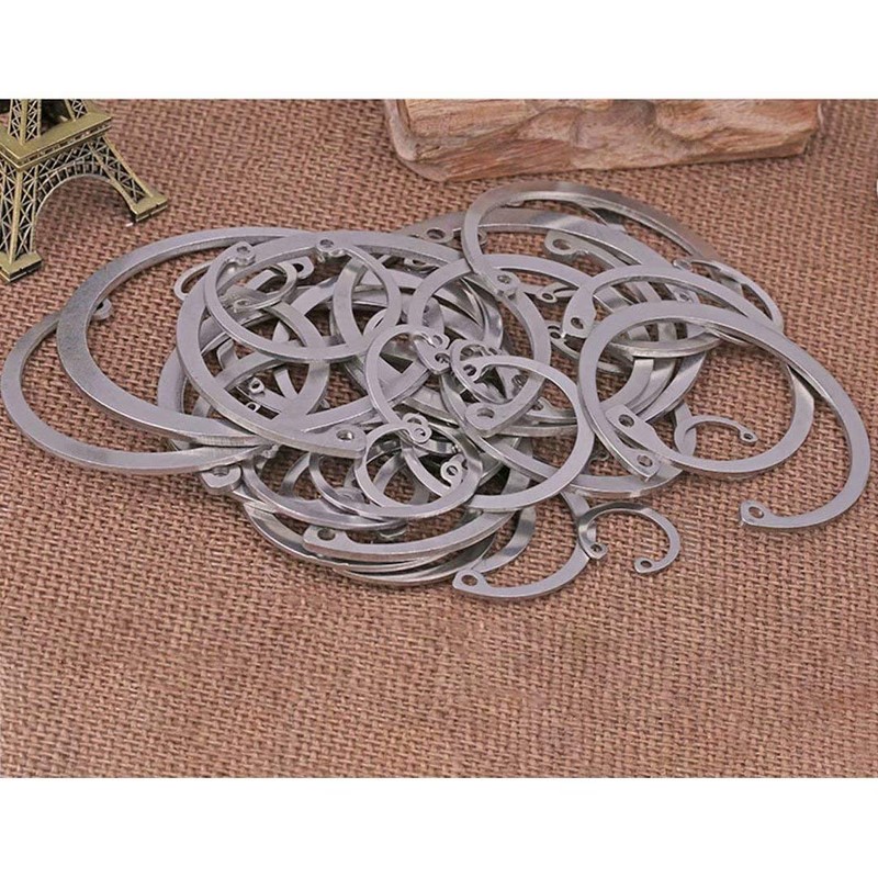 BOZONLI E-Clip Snap Ring Internal Retaining Ring Circlip 62mm,5 pcs