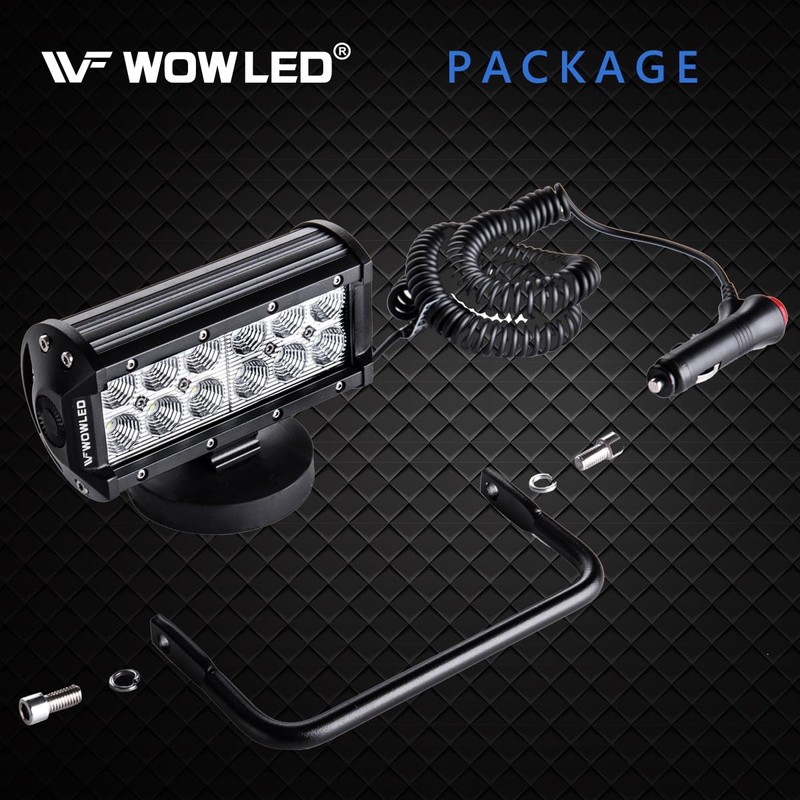 WFPOWER 36W LED Work Light Magnetic Base Mount Portable LED
