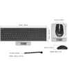 Arteck 2.4G Wireless Keyboard and Mouse Combo Stainless Full Size