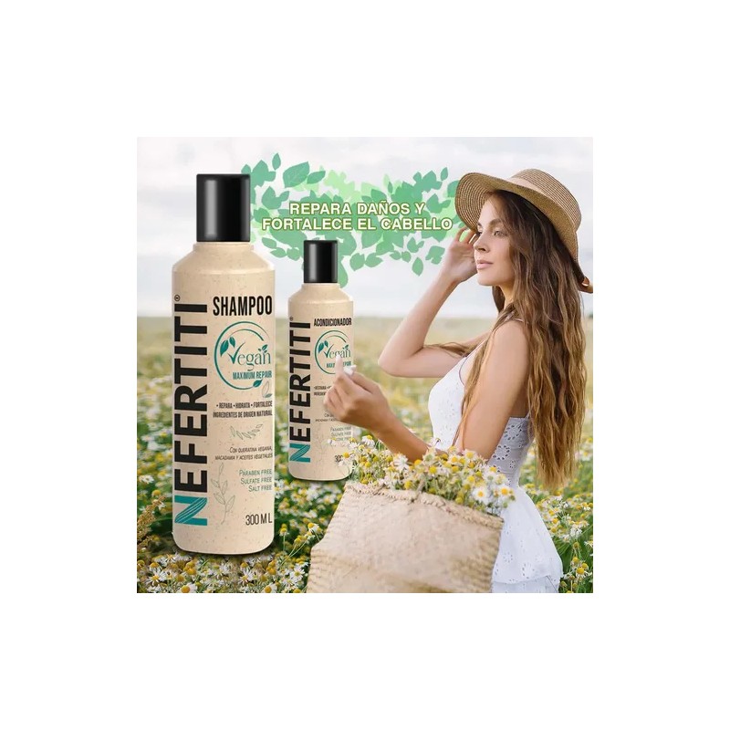 Kit Shampoo + Acondicionador Sin Sulfato Sin Parabenos Vegan