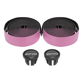 BULLSPANN 1 Pair Bicycle Handlebar Tapes, Cork Bicycle Handlebar Tapes, Bicycle Handlebar Tape, Carbon Fibre Pattern Bicycle Handlebar Wrap for Road Bike, Mountain Bike, 210 x 3 cm, Thickness 3 mm