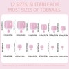 French Fake Toe Nails Set - 120PCS Square False Toenails