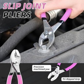 Juego de herramientas para el hogar de 40 piezas con caja de transporte fcil, juego de herramientas manuales bsicas pequeo, perfecto para bricolaje,  