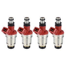 X AUTOHAUX Set of 4 Fuel Injectors 16600-86G00 for Nissan Pickup D21 2.4L I4 1990-1995