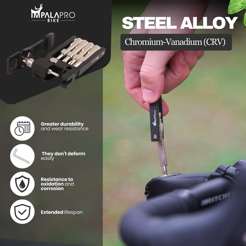 IMPALAPRO Bike Tool Kit Set 20 in 1 Compact and