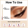 Erinde Eyeshadow Pen, Pink Matte, Pink Cream Eyeshadow Stick, Eyeliner