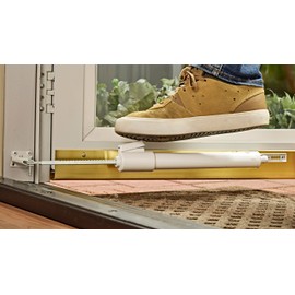 Wright Products Standard Duty Pneumatic Screen & Storm Door Closer with EZ-Hold – Adjustable Closing Speed, Durable, Easy Installation (Modern, White)