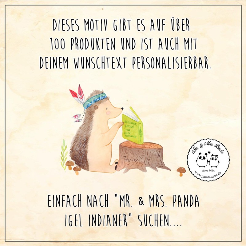 Mr. & Mrs. Panda Tin Box Round Hedgehog Feather Decoration