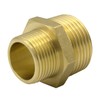 VARIOSAN Double nipple, AG/AG, brass, suitable for drinking water