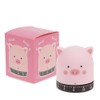 Eieruhr Küchentimer rosa Schwein mit lauter Glocke Kunststoff, Metall mechanisch,