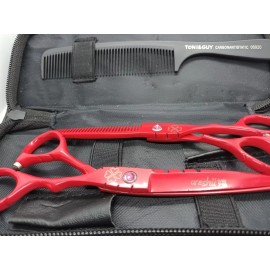 Ureshii Hanzo Tijeras Barbero-estilista 440 C, Ureshíí Hanzo, 6  Rojo