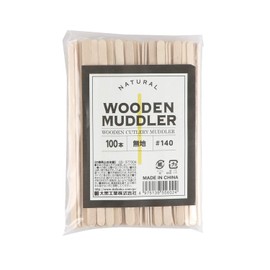 Daikoku Industrial Wooden Stirers, Solid Color, 100 Pieces