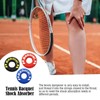 6 Pcs Tennis Racquet Shock Absorber Multifunctional Tire Shape Rubber