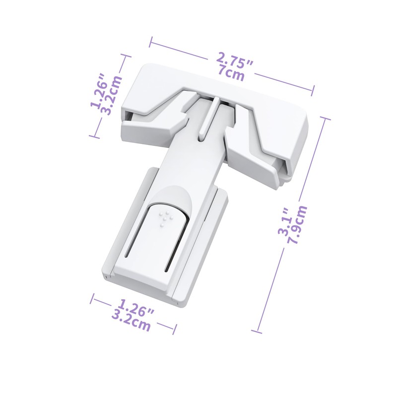 Refrigerator Fridge Freezer Door Lock for Kids and Aging Seals,