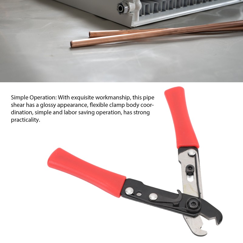 Copper Tube Cutter High Carbon Steel PVC Handle Tubing Scissors