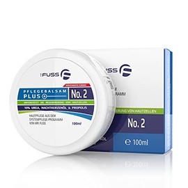 Mr. Fuss Hornhaut Creme Pflegebalsam Plus No. 2 Antihornhaut Fusspflege Creme mit 10% Urea Hautpflege Pflege sehr trockene Haut - 100ml