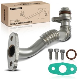 A-Premium Turbocharger Oil Return Line Compatible with Ford Escape 2017-2019, Fusion 2014-2020, 1.5L, Turbocharged
