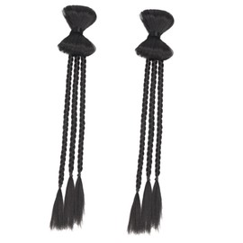 TOVINANNA 2pcs Ponytail Wig Extension for Women Natural Synthetic Hairpiece Easy to Wear Hair Extensions for Parties Cosplay and Daily Use