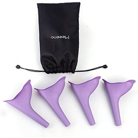 Urinal set for women: safe urinating while standing or squatting, reusable and portable, ideal when on the go - camping, hiking, mountaineering