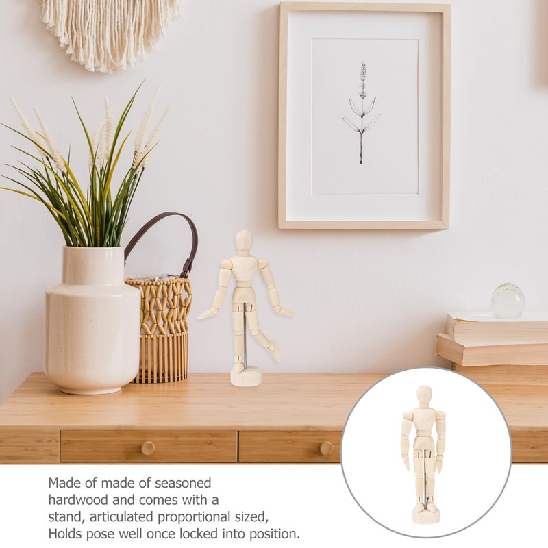 Operitacx 12pcs Articulated Wooden Model Mannequins for Sketching and Decoration