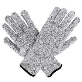 XGOPTS 1 Pair Cut Resistant Gloves For Kitchen Cutting Meat Cutting Gardening Work Food Grade Level 5 Protection Safety Gloves for Fish Fillet Processing Oyster Shucking Wood Carving