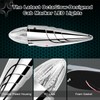 Wodvyss 5pc Super Bright Amber Yellow LED Clear Lens Torpedo