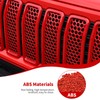JeCar Mesh Grille Inserts/Headlight Trim Covers Front Light Bezels Decoration