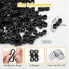 Gutter Hooks for Outdoor Lights, 120 Pcs Mini Plastic S