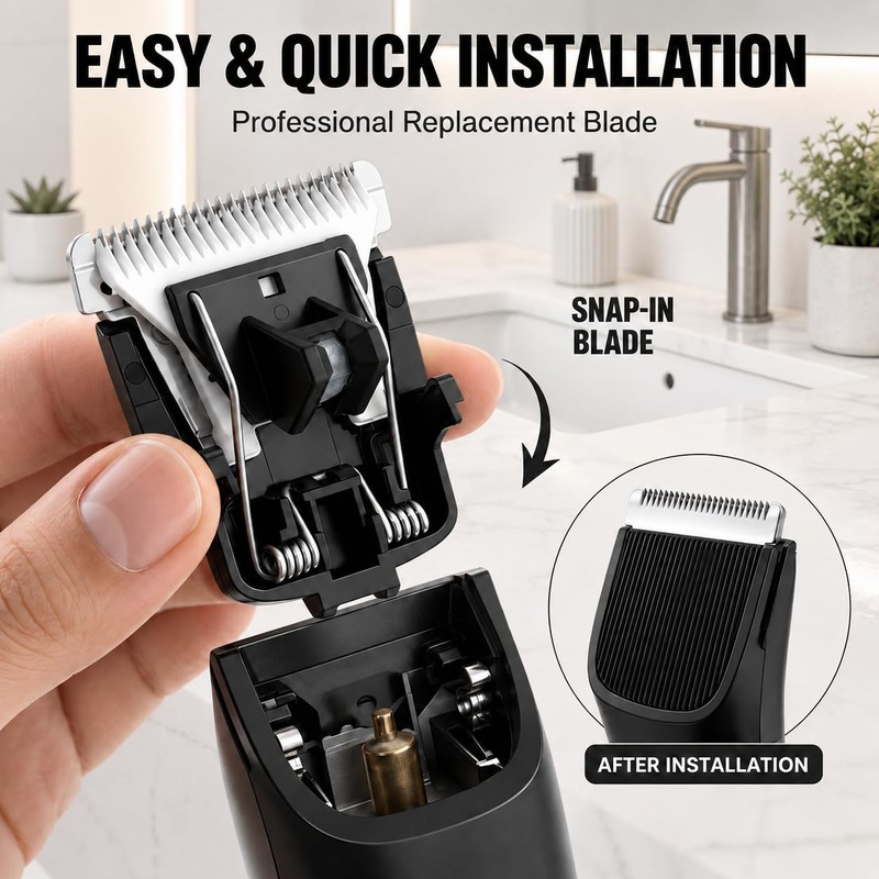 Replacement Blades for Manscaped Lawn Mower 4.0 3.0 2.0, Black,