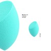 T4B ILU Olive Cut Shaped Makeup Sponge (Turquoise)