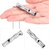 Ejoyous Stainless Steel Whistle, Whistle Signal Whistle with Collar Dog