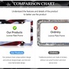 American Flag License Plate Frames - 2 Pack Front Rear