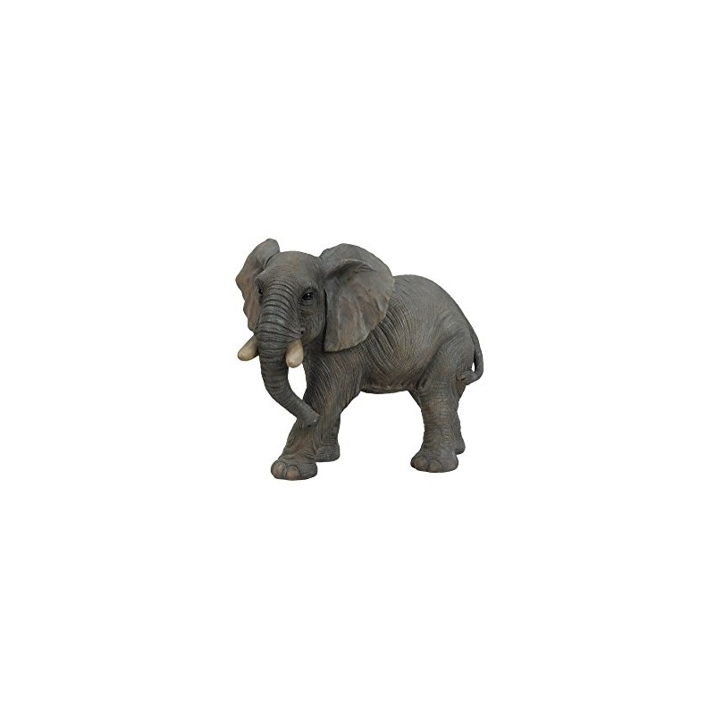 Hi-Line Gift Ltd Walking Elephant Statue,Black