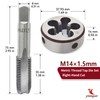 M14X1.5 Tap and Die Set, Metric Right Hand M14 x