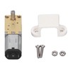 Gear Motor DC 6V Single Shaft Turbo Worm Motor Speed
