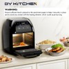 BYKITCHEN 9.4x8.7in Air Fryer Liners Compatible with 4-7QT Airfryer &CHEFMAN