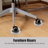 GOTOTOP 8 Pcs/Set Plastic Round Shape Multi-Slot Chair Bed Riser