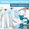 Merroum Lab Coat White 100% Cotton (200 g/m²) with Multiple