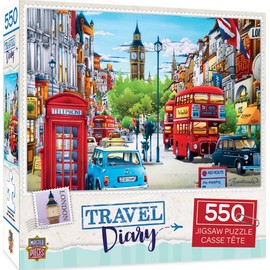 MasterPieces Travel Diary 550 Puzzles Collection - London 550 Piece Jigsaw Puzzle