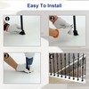 Sidasu 5-Pack Iron Stair Balusters for Staircase Interior, Hollow Big