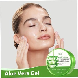 Gel de aloe vera para la cara, gel de aloe vera 300g humectante alivio solar orgánico para la cara y el cuerpo hidratación piel sensible suave y relajante