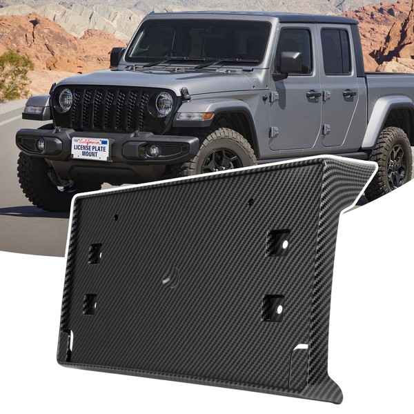Heavy-Duty ABS Front License Plate Bracket – License Plate Holder