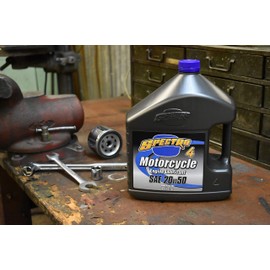 Spectro 4 Motorcycle Engine Lubricant 20w50 Oil (4 Liter Jug)