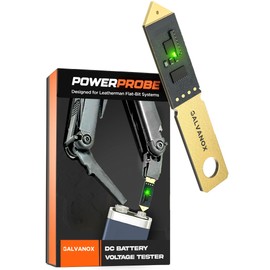Galvanox Battery Voltage Tester Designed for Leatherman Multitools (Flat-Bit Slot Accessory) DC Voltage Meter, 2.5VDC to 30VDC