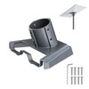 Improved Starlink V3 Pipe Adapter - Fits 1"-2" Poles, Aluminium