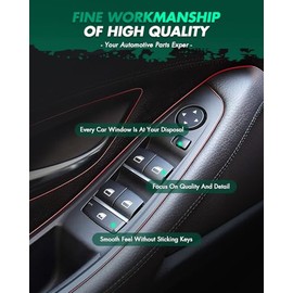 SCITOO Driver Side Power Master Window Switch SCITOO XL3Z14529AA Front left For Ford For F-150 1999-2002,For Ford For F-250 1999