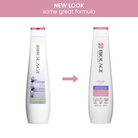 Biolage Color Last Purple Shampoo | Neutralizes Brass & Unwanted Yellow Tones | With Fig & Orchid | Paraben-Free | For Color Treated Hair | Vegan | Cruelty Free | Professional Shampoo | 13.5 Fl. Oz