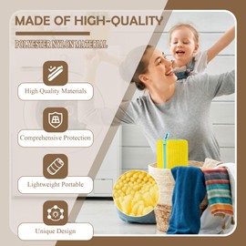 Hiyniaz 2Pcs Shoe Washing Bag for Washing Machine, Laundry Shoe Bag for Washer and Dryer, Reusable Shoe Washing Bag (2Pcs Yellow)