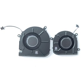 Fleshy Leaf Replacement CPU+GPU Cooling Fan for HP Envy X360 15M-EU 15M-ES 15T-ES 15Z-EU 15-EU TPN-W149 TPN-W150 DC5V Series EG50040S1-1C400-S9A EG50040S1-1C410-S9A M45465-001 M45466-001