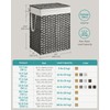 SONGMICS Laundry Hamper with Lid, 23.8 Gallon (90 L) Synthetic